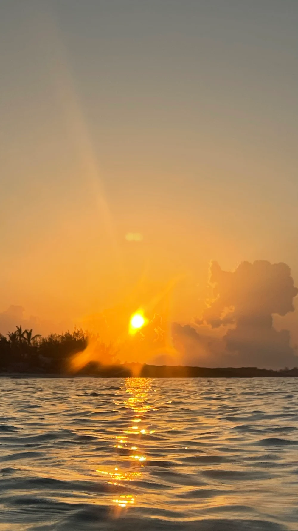 PCB golden hour sunset over the Gulf